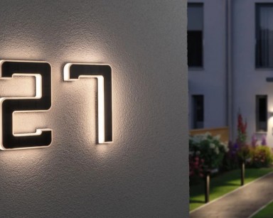 LED hišna številka
