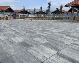 Plošče 50x50, MIX 16 Tonalit - bela, črna