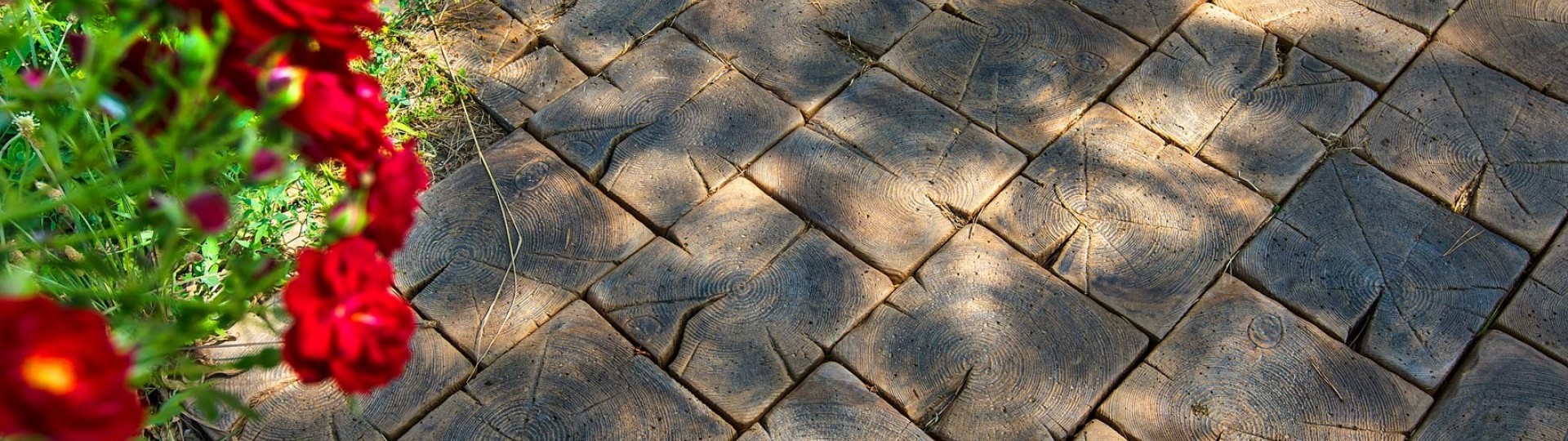 Betonske plošče Okameneli les